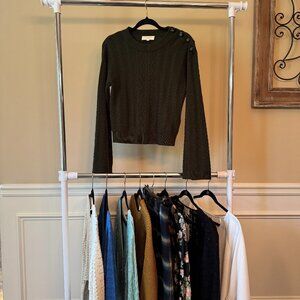 Sezane Camilla Jumper in Khaki - Size M